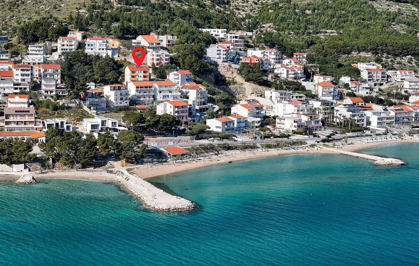 Gemütliche Ferienwohnung am Meer mit Terrasse, Küche und Parkplatz – 900 m vom Strand entfernt 1