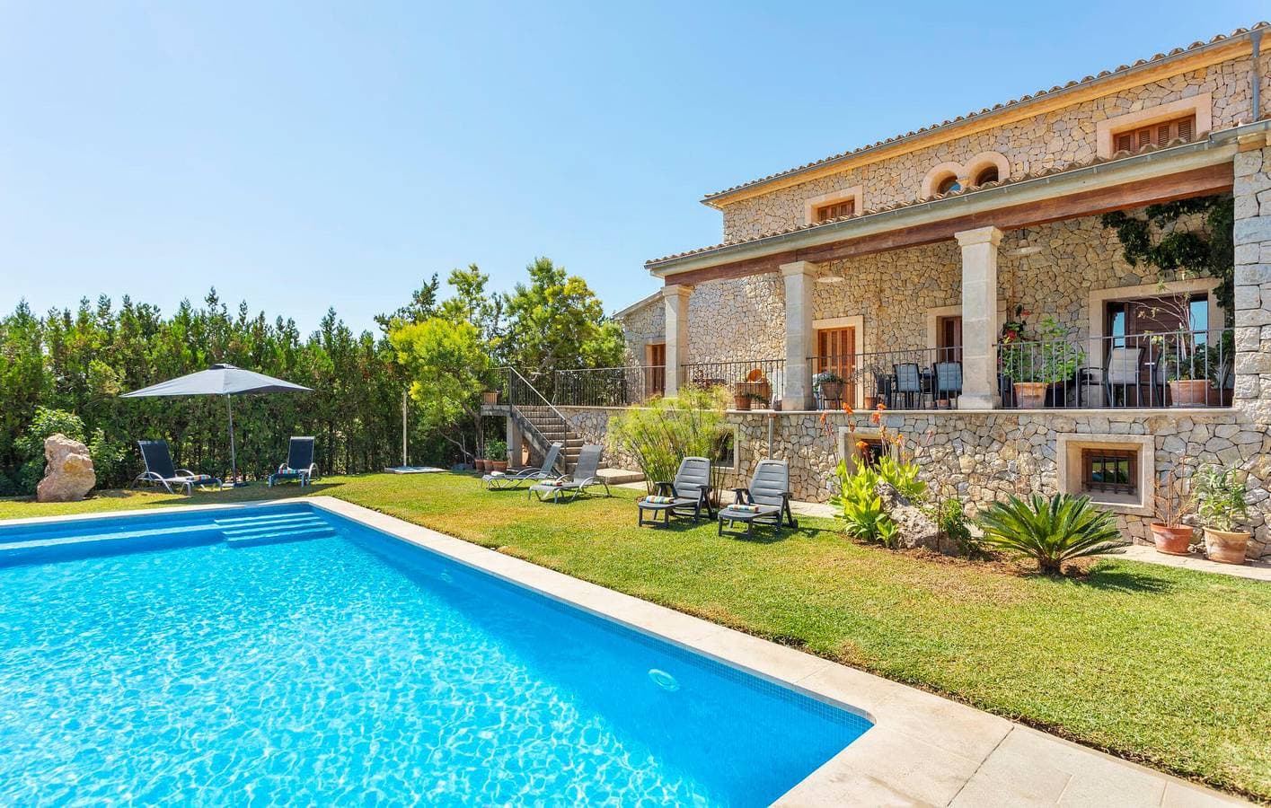 Foto 12 von 42: Gemütliche Wohnung mit Terrasse, Pool und BBQ in der Nähe von Mancor de la Vall