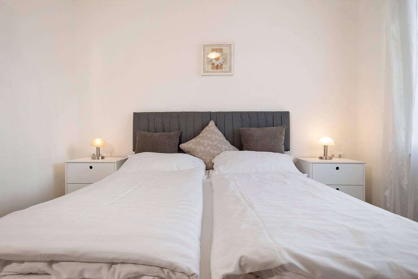 Foto 11 von 21: Ferienwohnung 'Jacqueline' mit privater Terrasse, Gemeinschaftsgarten und Wi-Fi