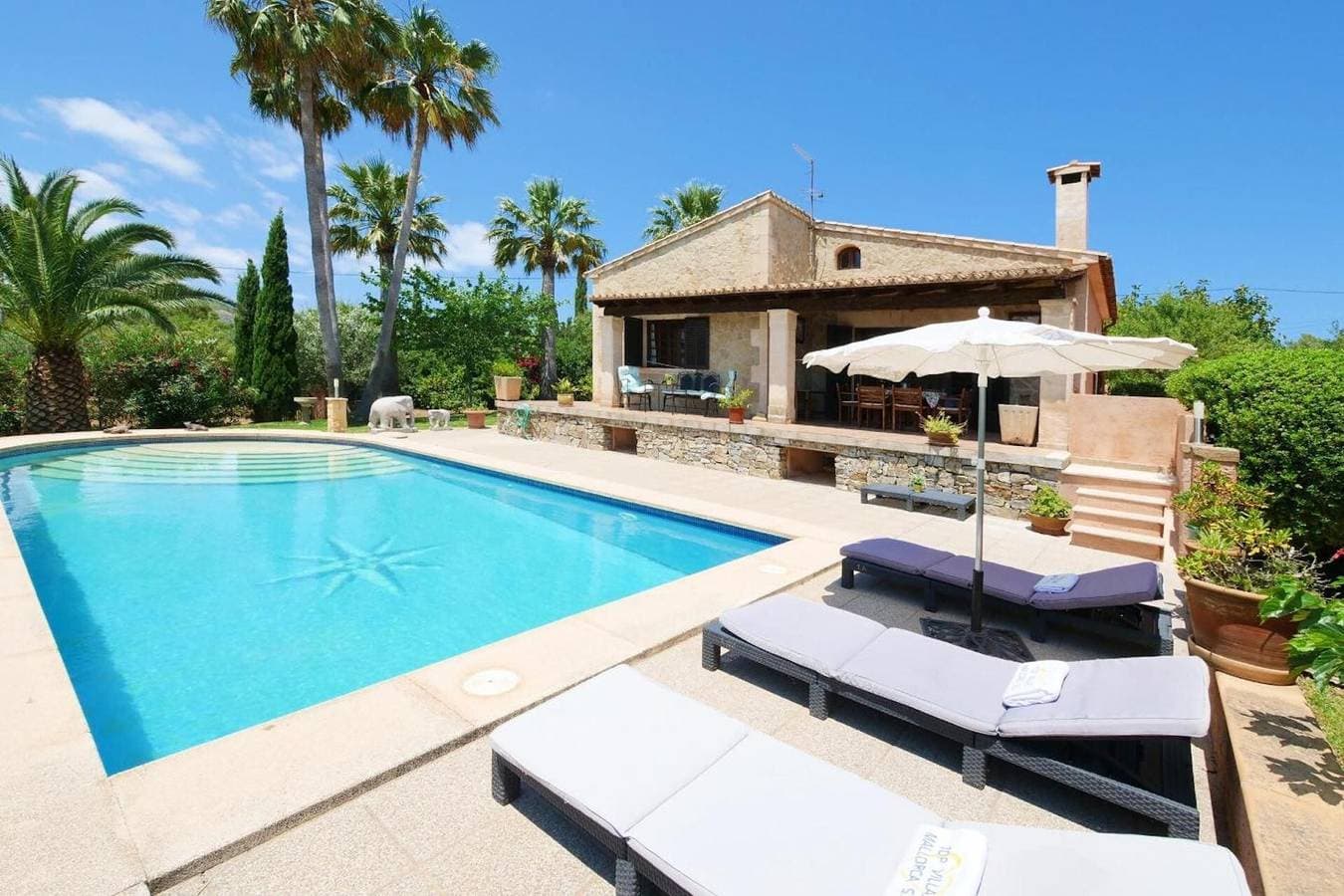 Foto 2 von 29: Ferienvilla "Sa Vinyeta de Son Jaumell" mit Wi-Fi, Pool, Garten & Terrasse