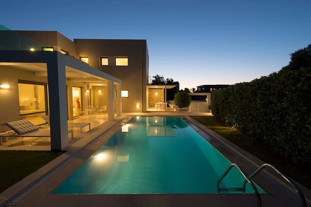 Foto 13 von 30: Eco Villa Gonia mit Garten und Pool 8 km von Rethymno (Stadt) c