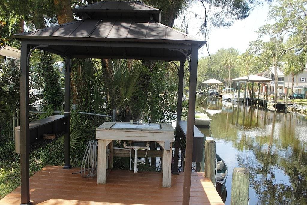 Homosassa Waterfront mit Bootssteg-Tiefwasserkanal 1