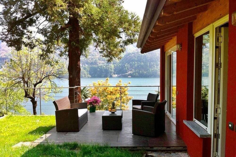 Kleines Haus mit großem Garten, Blick auf den Comer See 'Sans Souci' 1