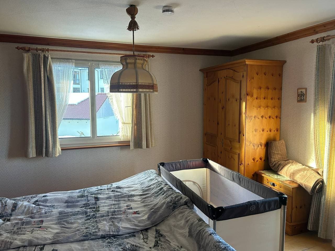 Foto 4 von 10: Fw6 Ferienwohnung Sicht zur Dorf Mitte, Luft Loved Appartement Loved Appartement