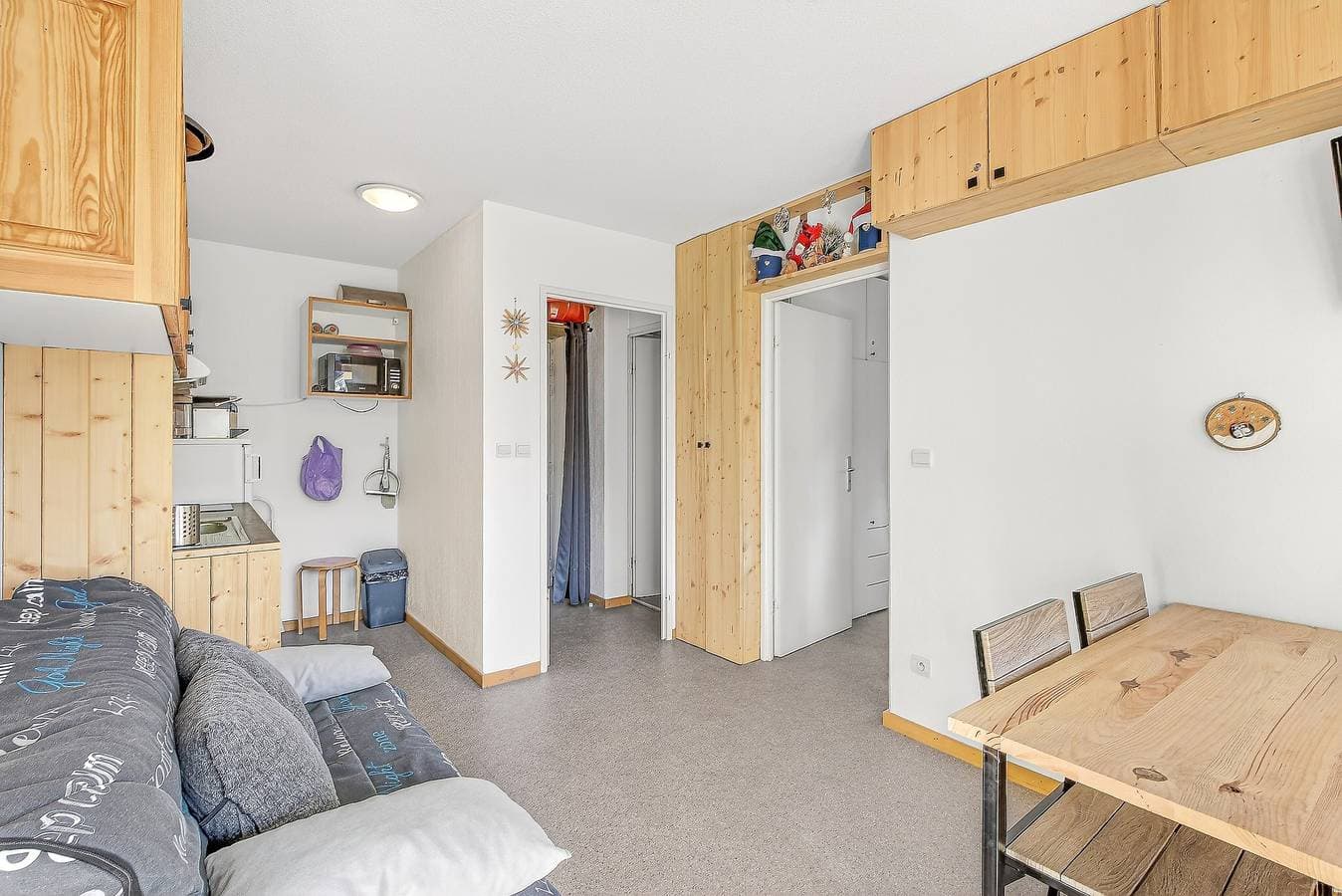 Foto 6 von 26: Apartment 'Superdevoluy' mit Bergblick und Balkon
