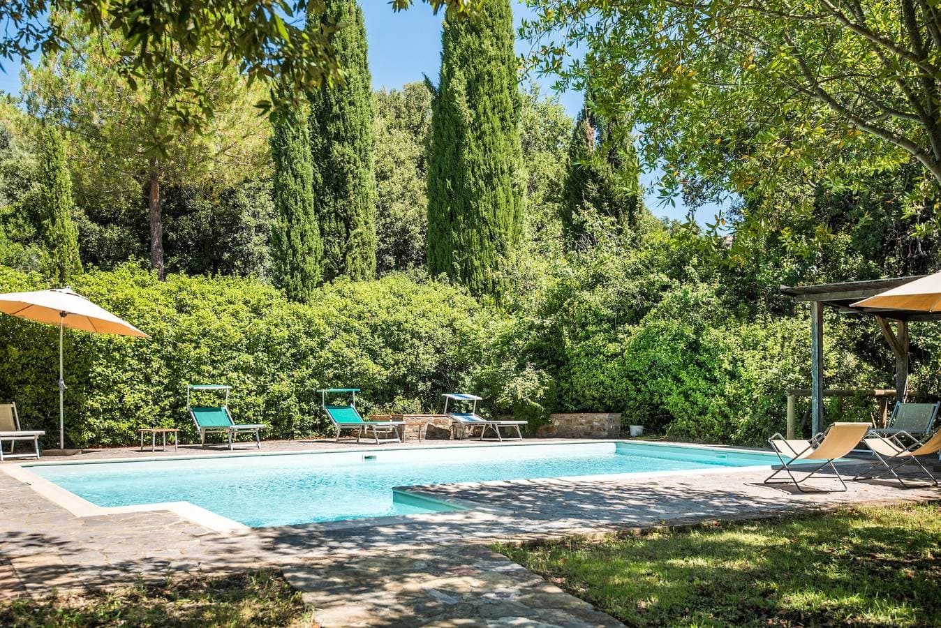 Foto 8 von 22: Podere Giardino Wine & Bed – Apartment Ginepro: Landhaus mit Pool, WLAN & Klimaanlage