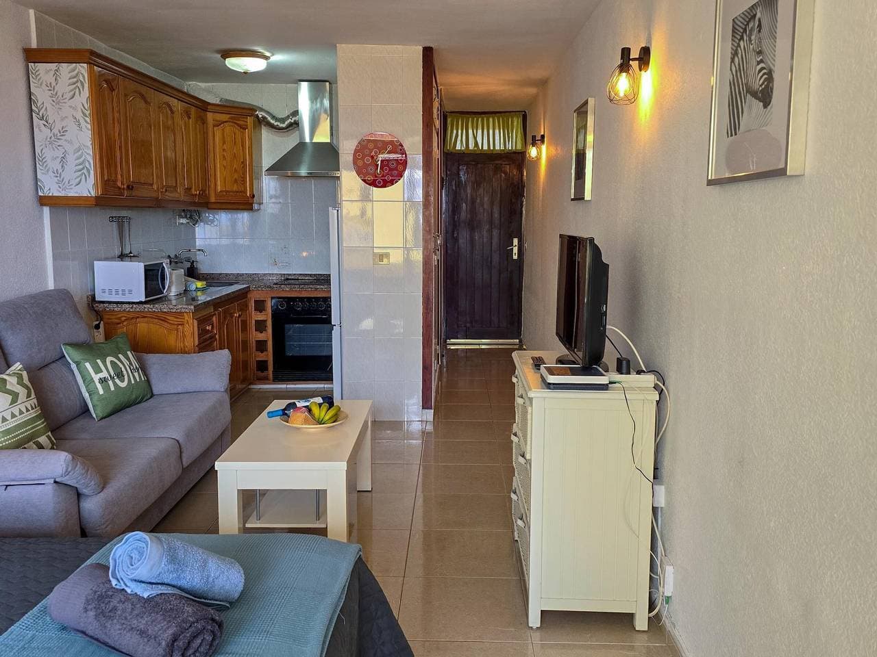 Foto 8 von 25: Gemütliche Unterkunft mit Terrasse und Pool am Playa La Arena