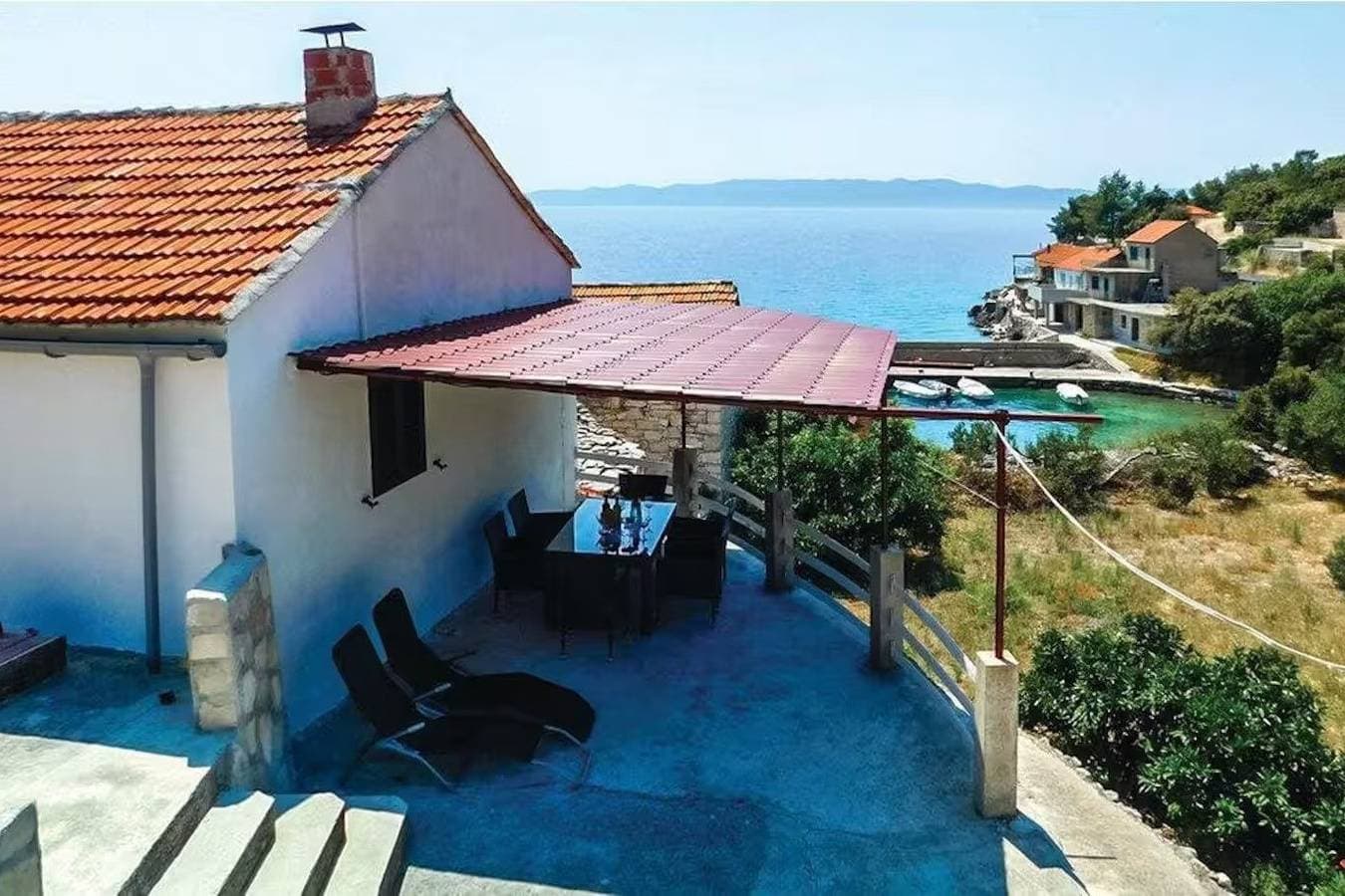 Foto 4 von 22: 3-Zimmer-Haus am Strand Bucht Srhov Dolac, Hvar