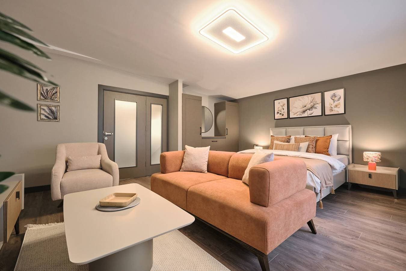 Modernes 2Br, 2 Wohnbereiche, 2 Bäder, Kadiköy 1