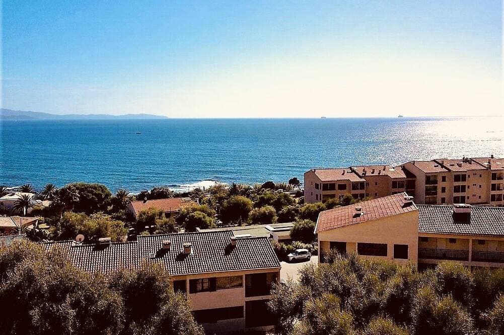 Ajaccio Studio Vue Mer 200 M Plage 1