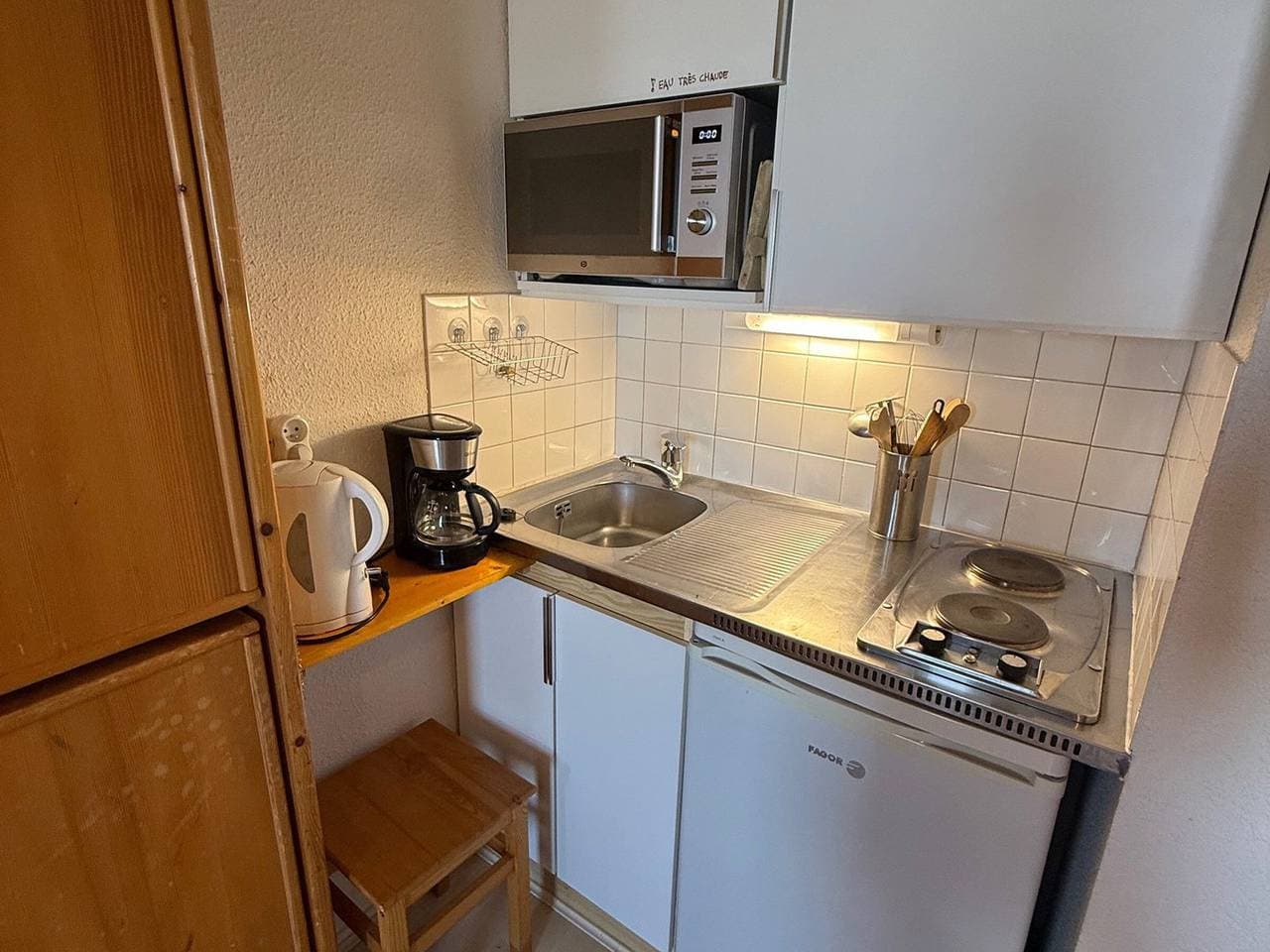Foto 5 von 11: Studio für 3 Personen, an der Piste in Les Adrets