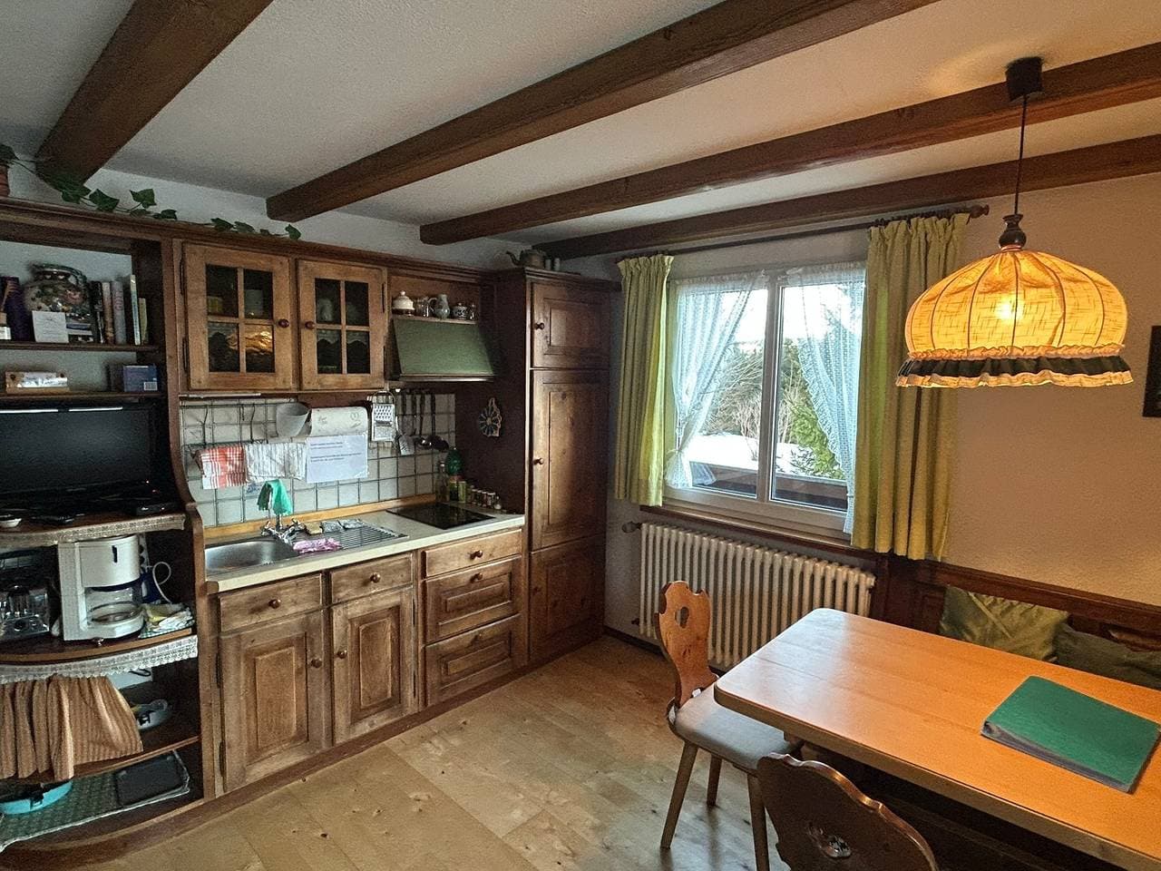 Foto 6 von 10: Fw6 Ferienwohnung Sicht zur Dorf Mitte, Luft Loved Appartement Loved Appartement