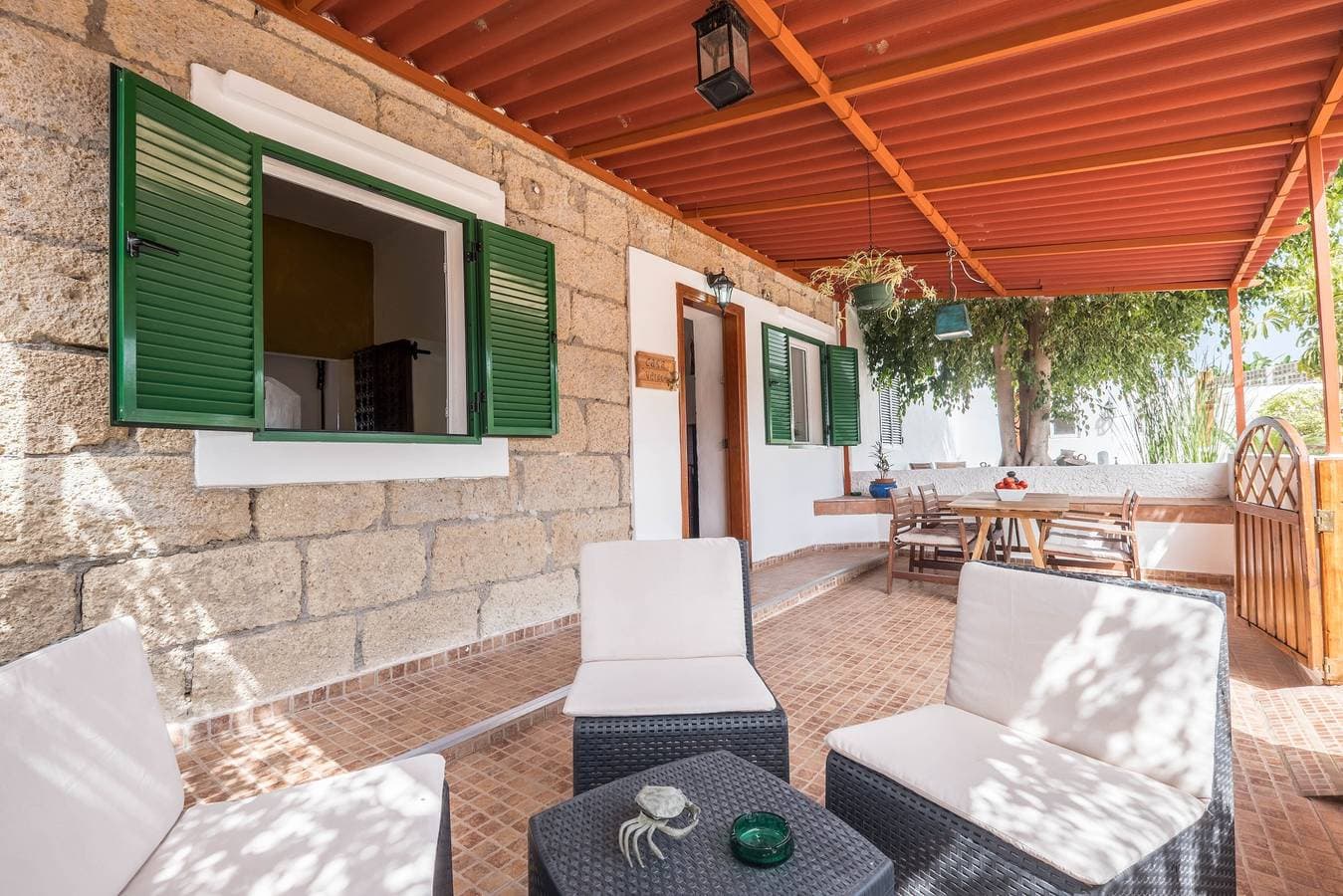 Foto 3 von 20: Traditionelles Ferienhaus „Casa Verode“ in Alcalá mit 2 Terrassen & Meerblick