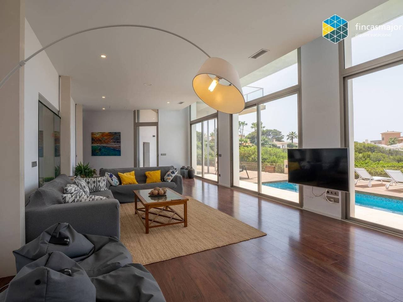 Foto 11 von 36: Spektakuläre Villa mit privatem Pool, Klimaanlage, WIFI und Parkplatz in Cala Pi
