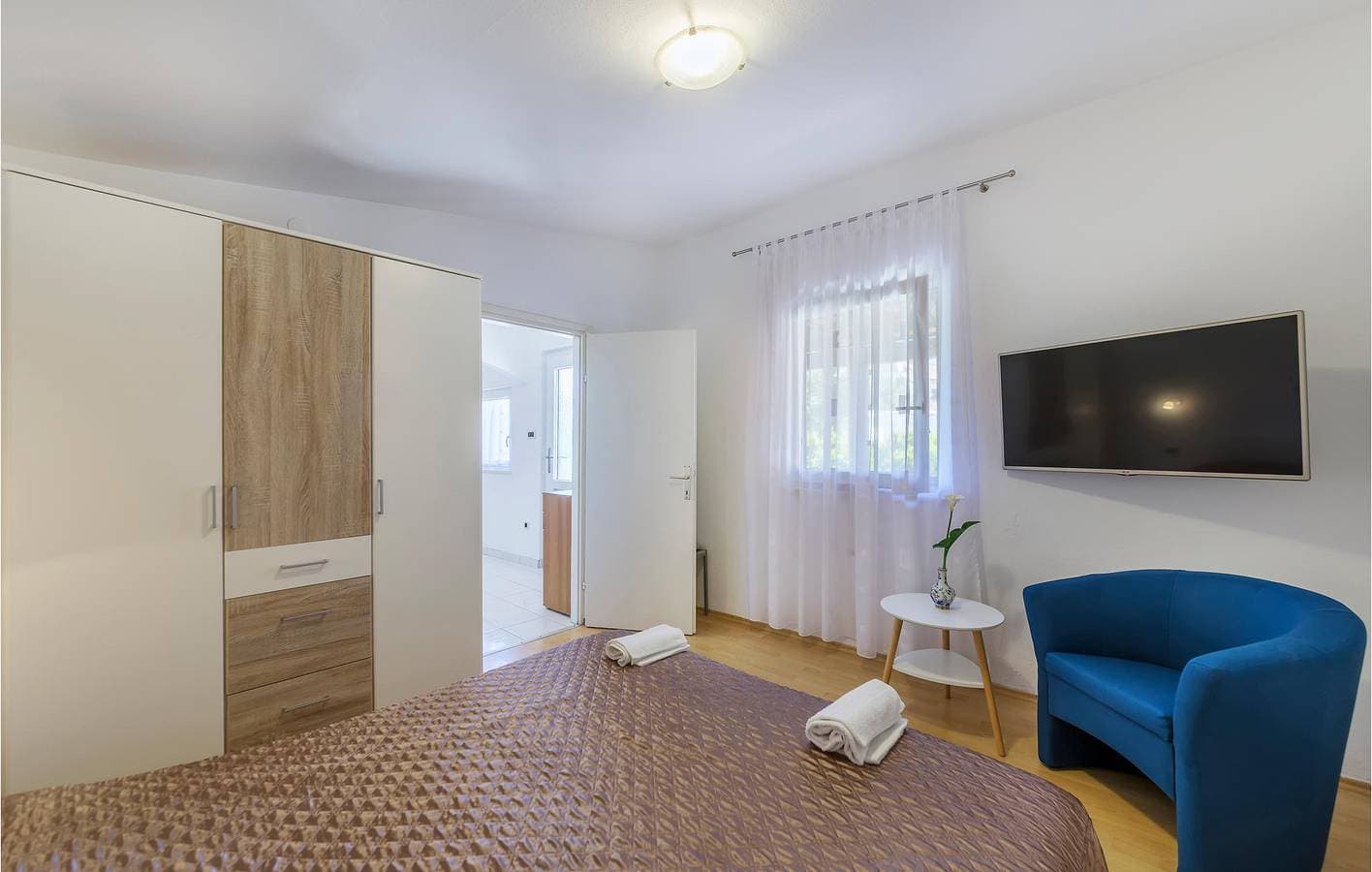 Foto 9 von 20: Gemütliche Ferienwohnung mit Terrasse und Parkplatz, 2,5 km vom Strand entfernt