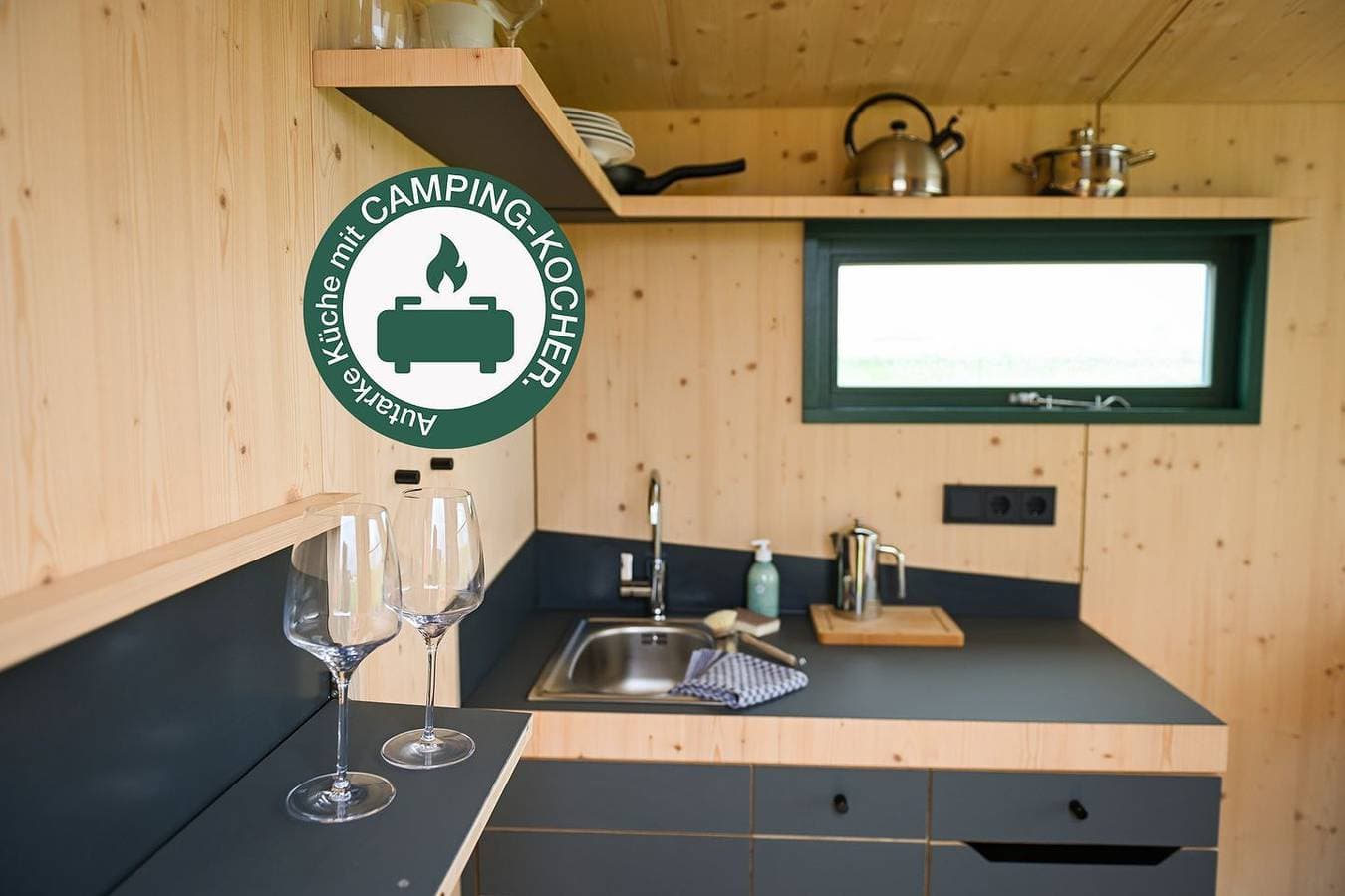 Foto 5 von 29: Naturnahes Sleep Space Off-Grid von Green Tiny Houses mit Nordseeblick