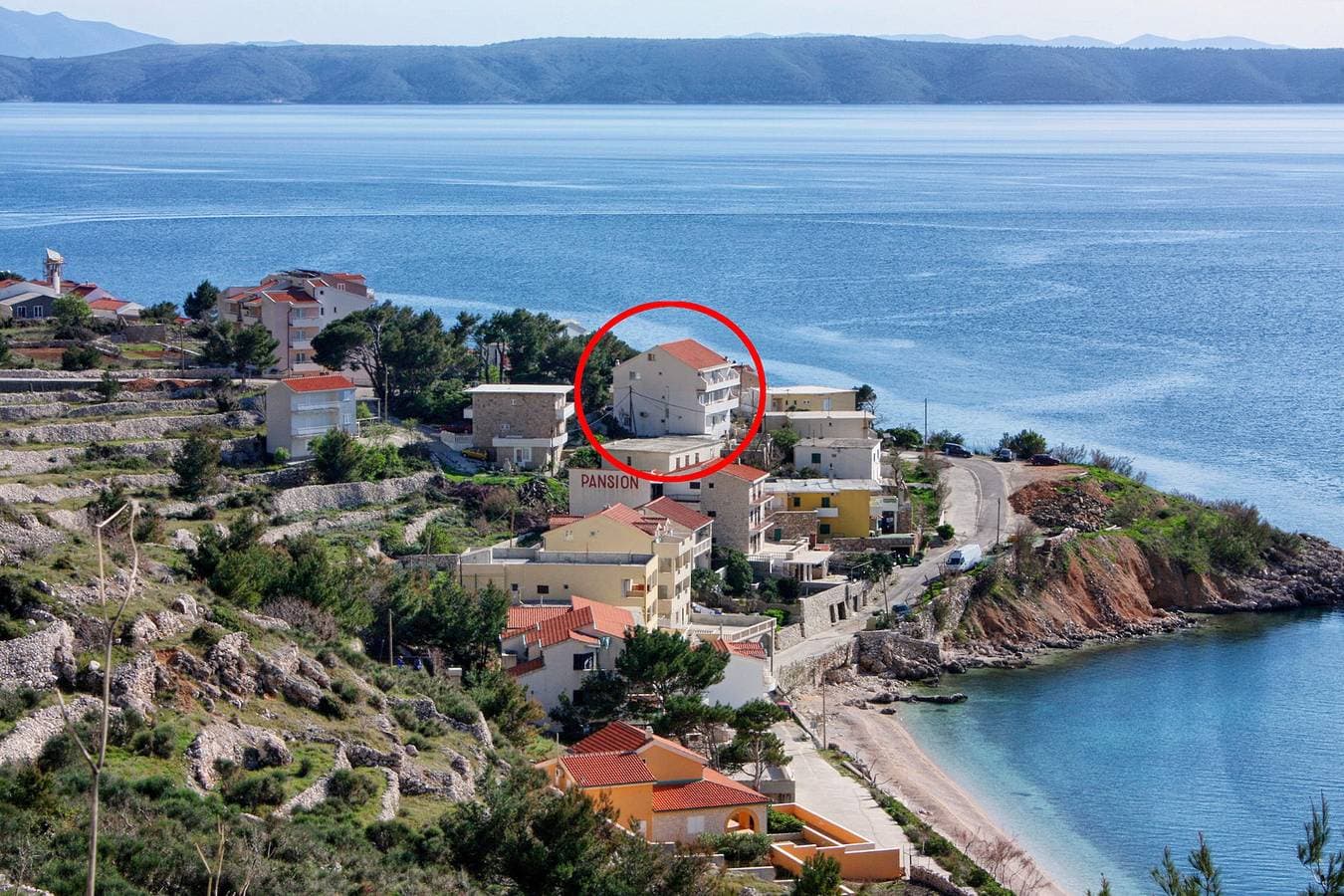 Foto 7 von 24: Studio Appartement mit Balkon und Meerblick Drasnice, Makarska As-2581-a