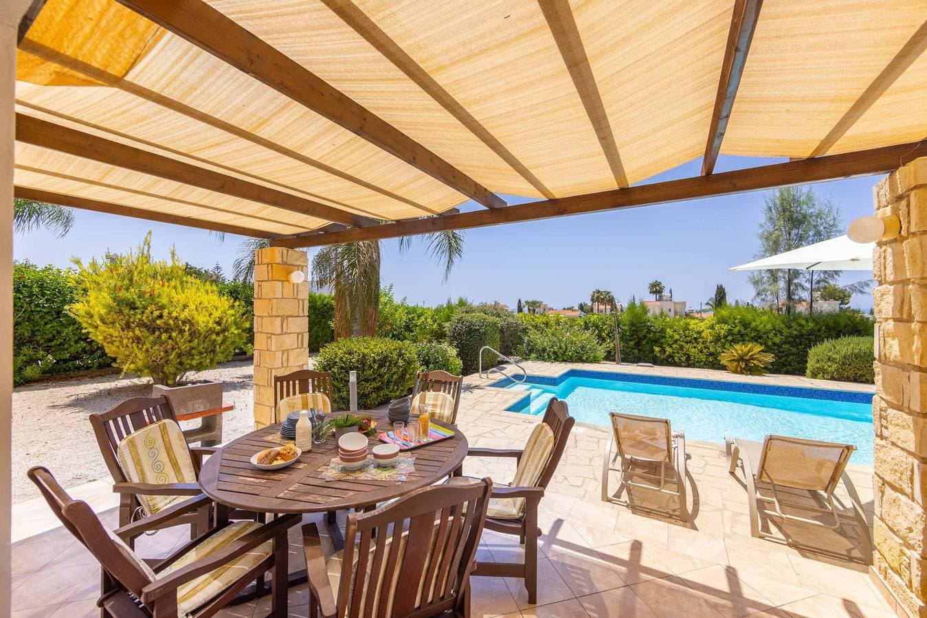 Foto 9 von 38: Villa für 6 Personen mit Balkon