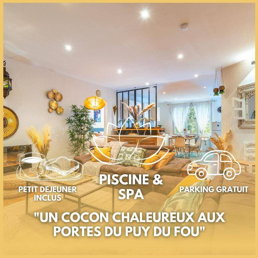 Appartement 4 à 6 personnes - 15min du parc 1