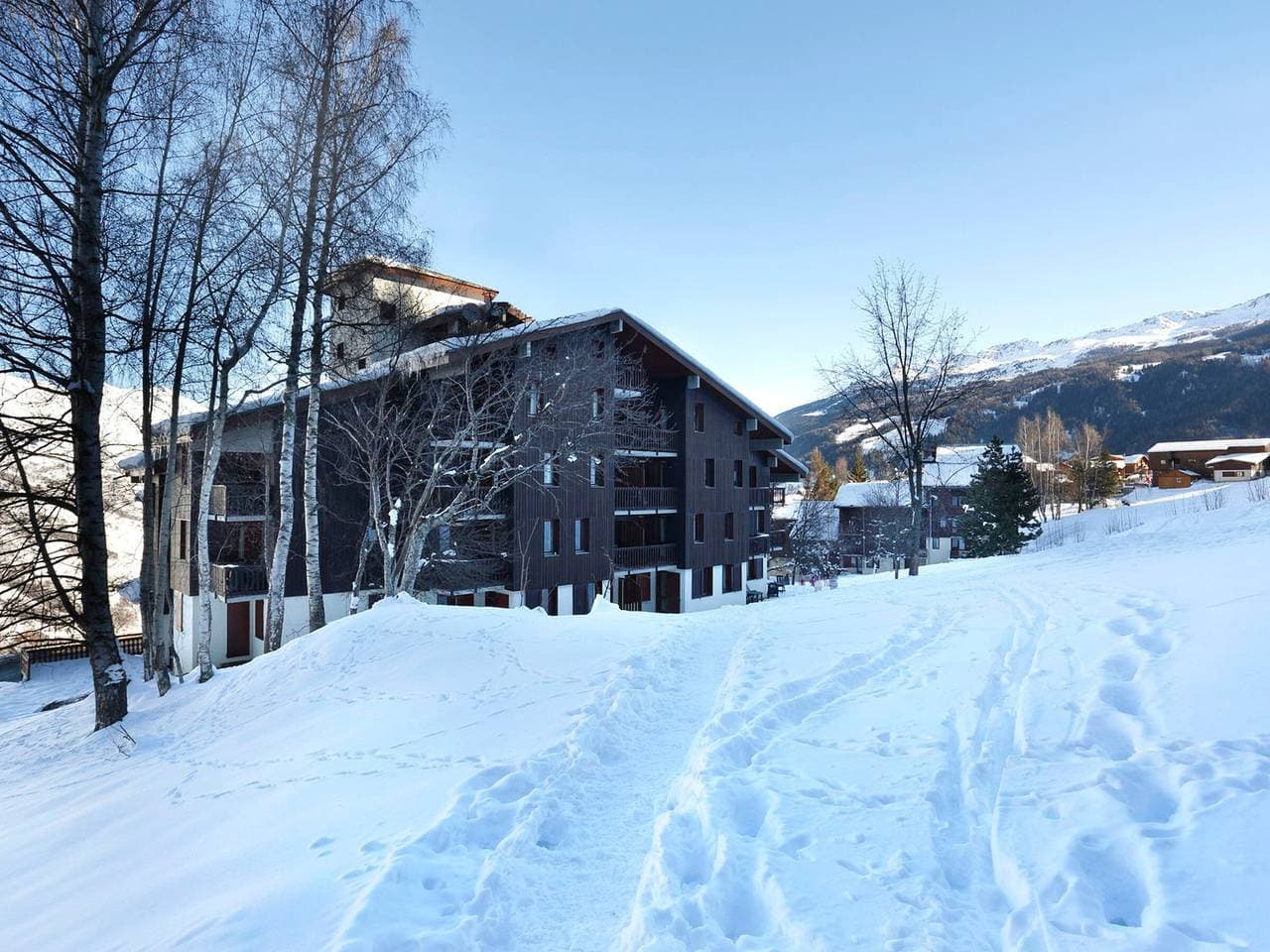 Foto 10 von 13: Gemütliches Studio nahe den Pisten mit Terrasse und Skiraum