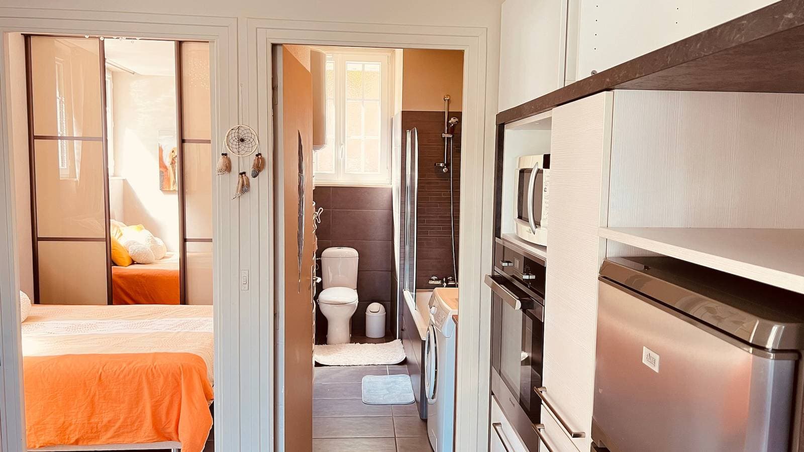 Foto 9 von 38: Bretagne-Traum in Perros-Guirec – Meerblick, private Terrasse, ideal fürs Homeoffice, Highspeed-WLAN