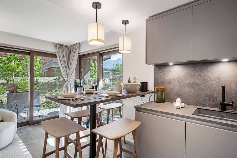 Foto 11 von 12: Courchevel Le Praz: Wohnung 4 Pers, Wifi, Parkplatz
