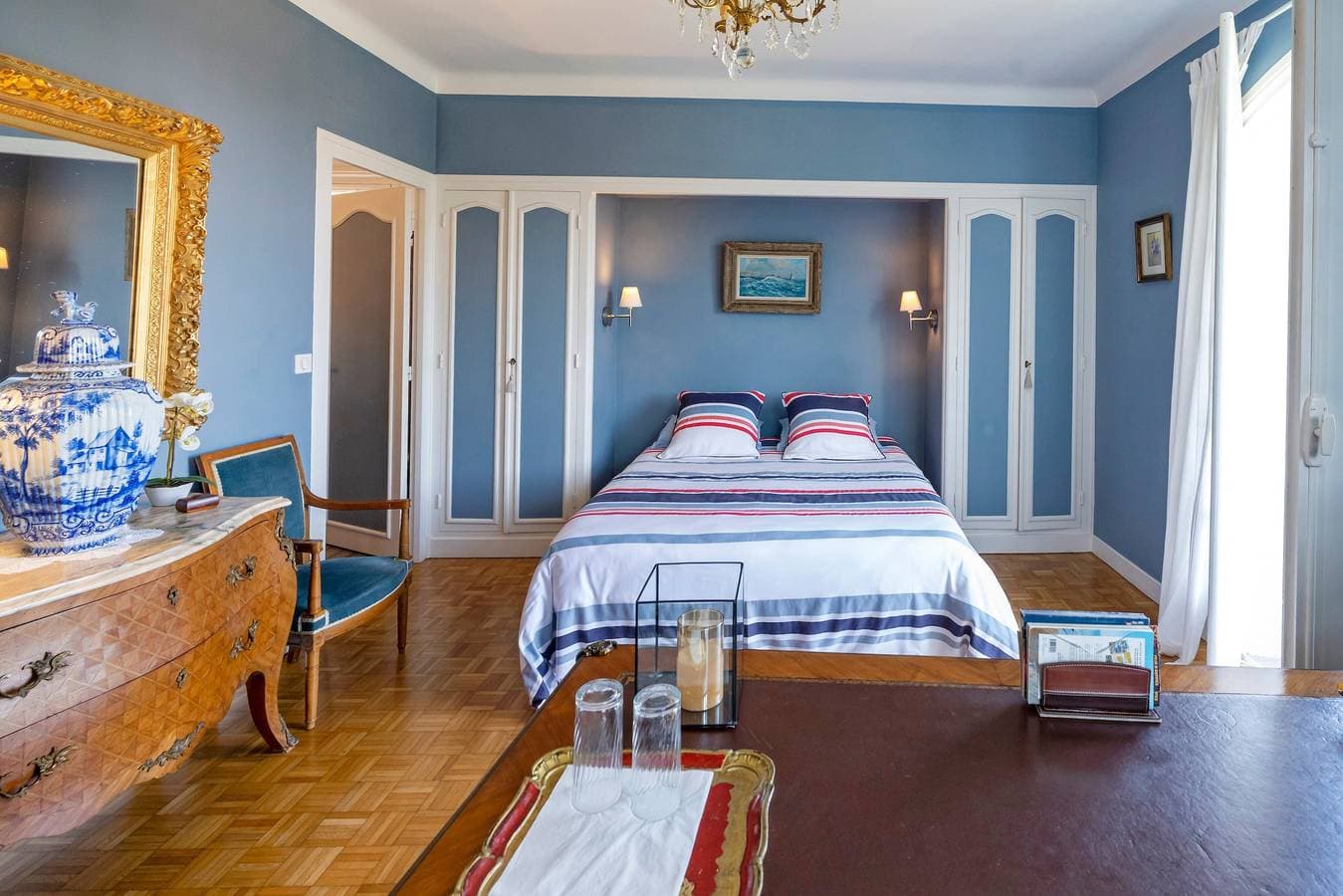 Foto 9 von 17: Gästezimmer 'L'annexe - Chambre' mit Meerblick, Balkon und WLAN