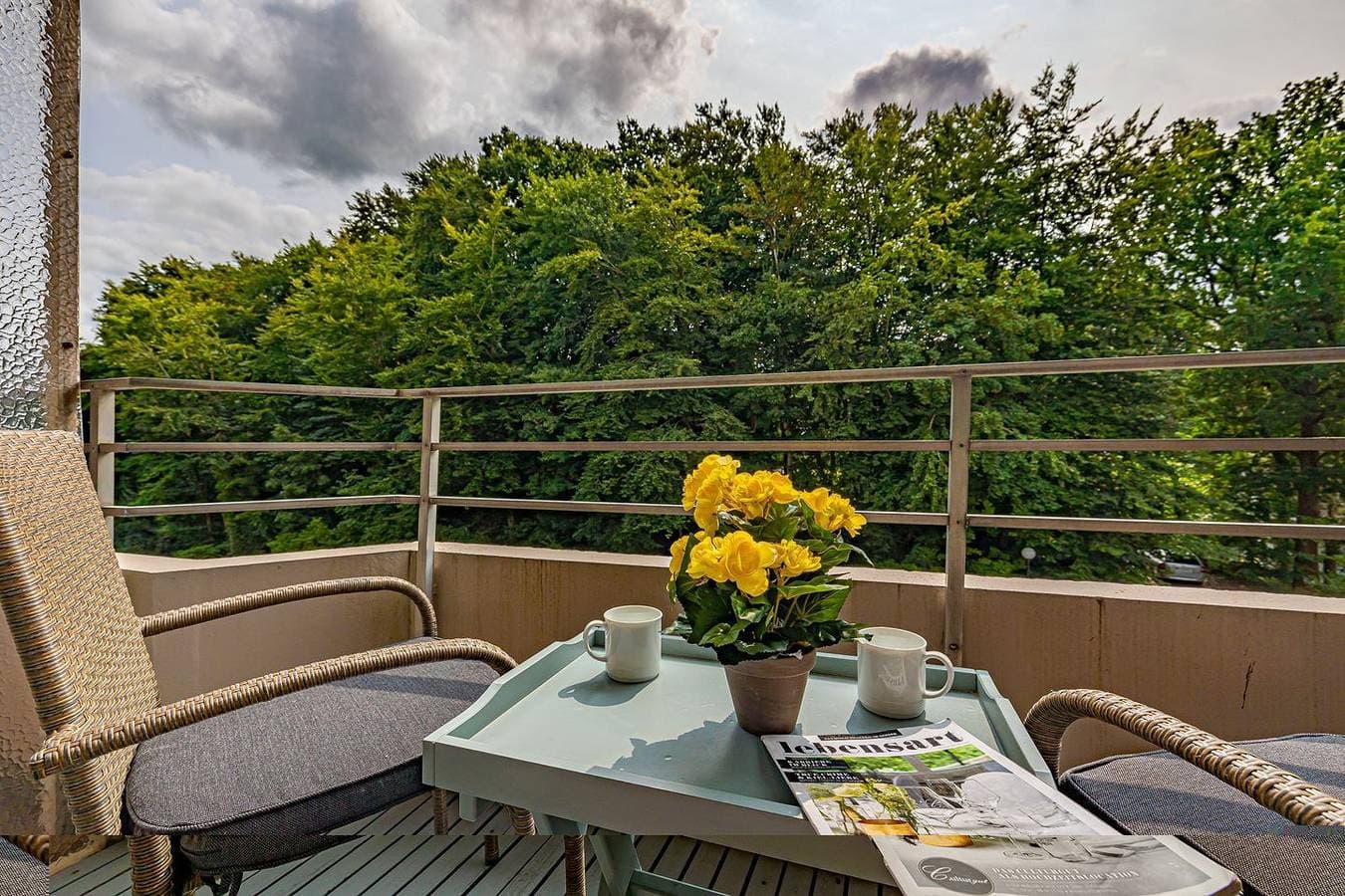 - Grüne Insel (App. 319) - Studio-Apartment mit Balkon und Blick ins Grüne 1