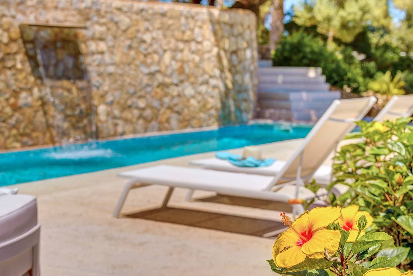 Foto 4 von 28: Modernes Landhaus Sos Fuyes mit Pool, WLAN, Terrasse und Bergblick