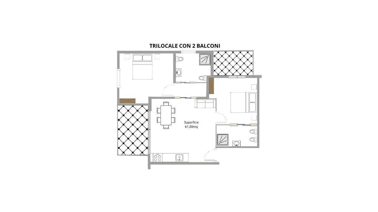 Foto 6 von 17: Two-Bedroom Apartment