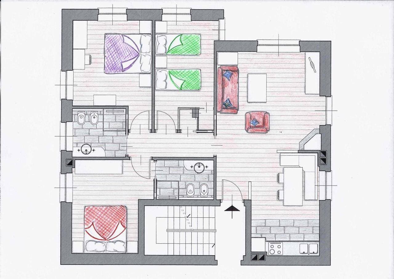 Foto 6 von 36: Three-Bedroom Apartment