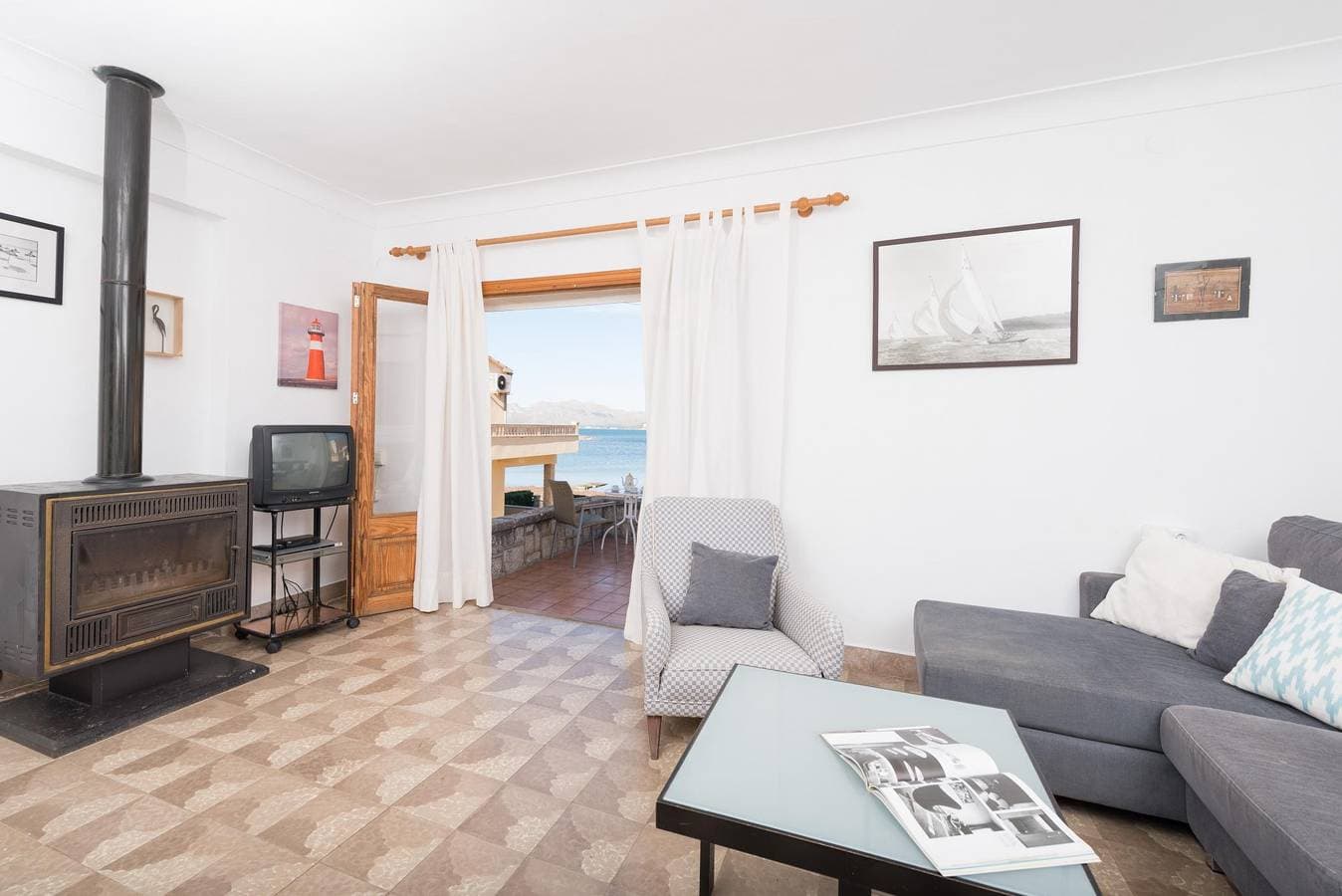 Foto 5 von 23: Xarus 2 - Apartment mit Meerblick in Es Barcarès (Alcúdia). WiFi gratis