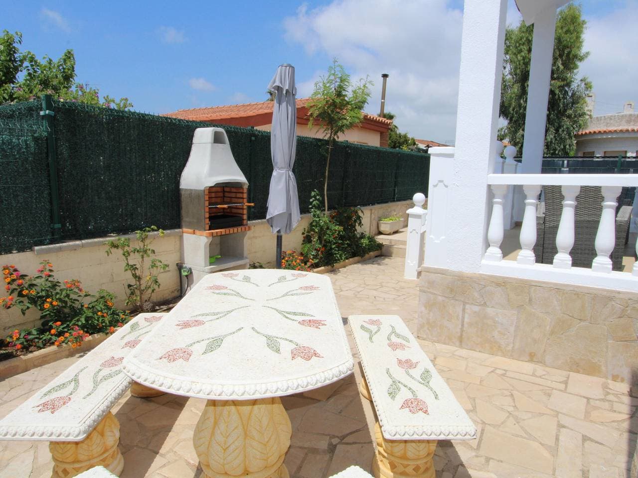 Foto 2 von 23: Ferienhaus mit privatem Pool, strandnah, gratis WLAN, optional Klimaanlage, Haustiere erlaubt, Hundestrand