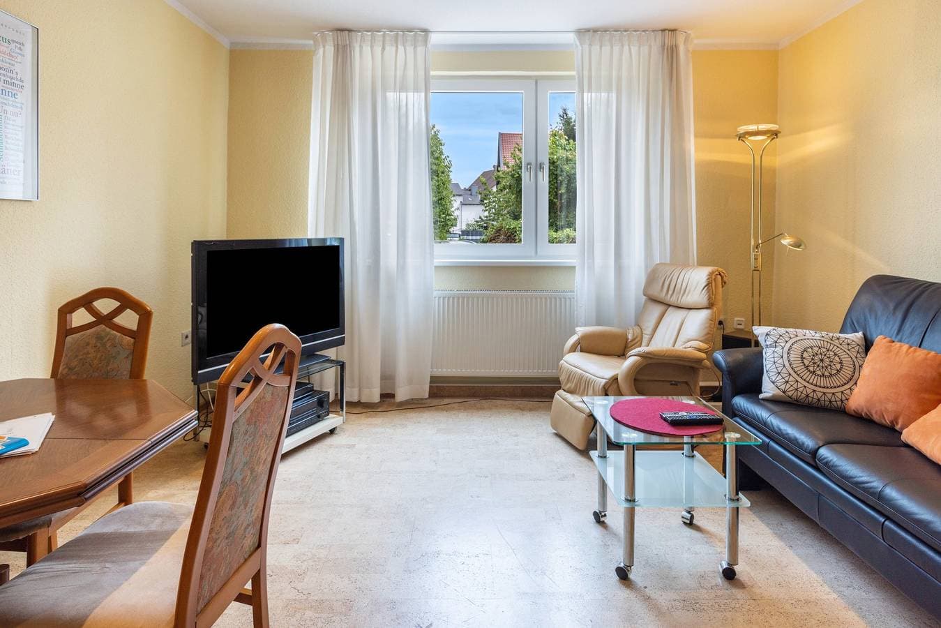 Foto 4 von 18: Ferienwohnung mit Gemeinschaftsgarten und WLAN