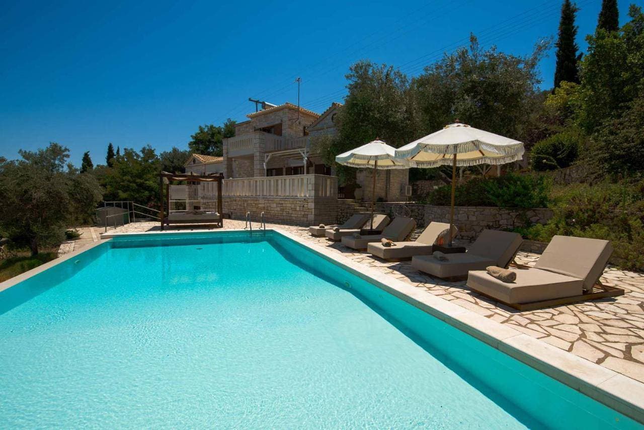 Villa Ionia with pool and sea view 1