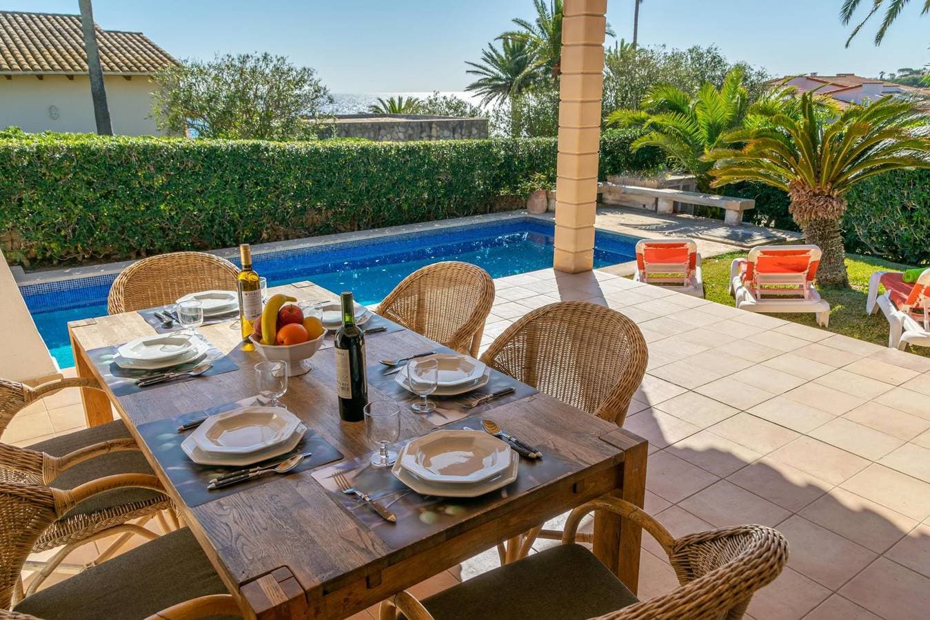 Foto 6 von 48: Villa Pastor - Fabelhafte Villa  in Strandnähe von Cala Anguila. Sie hat einen privaten Pool und W-Lan wird gratis angeboten.