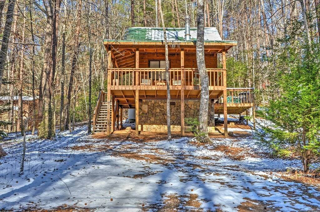 Foto 12 von 25: 1Br Sautee Nacoochee Kabine mit geräumigem Deck!
