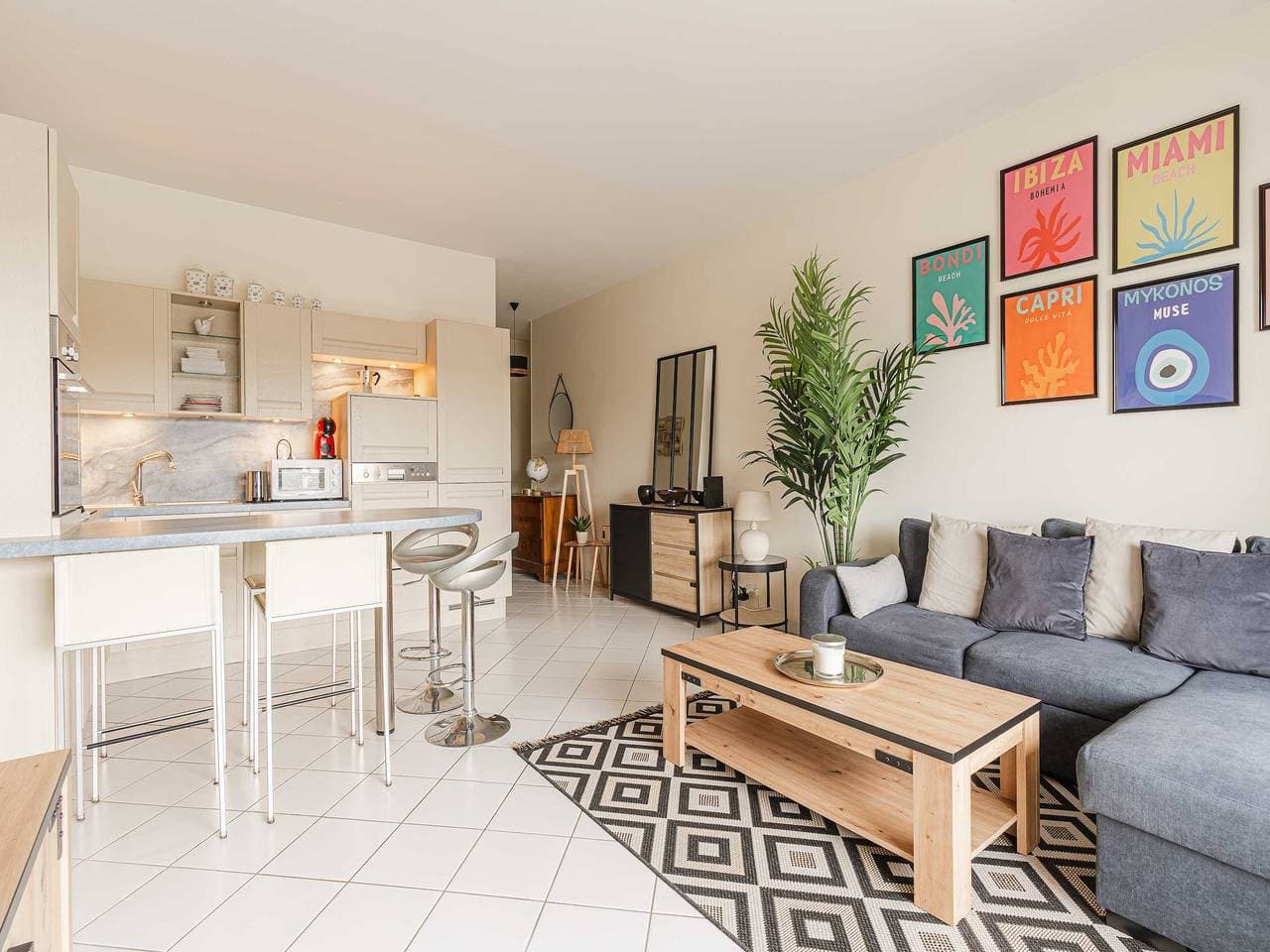 Foto 9 von 23: Modernes Apartment mit Terrasse in Trouville