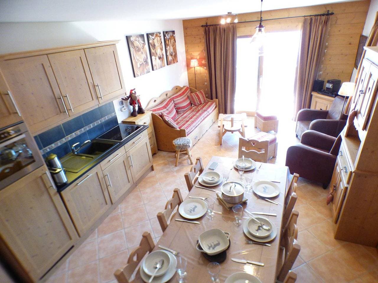 Foto 12 von 17: Duplex 4 Zimmer mit Hallenbad, Parkplatz, 8 Pers, nahe Les Saisies