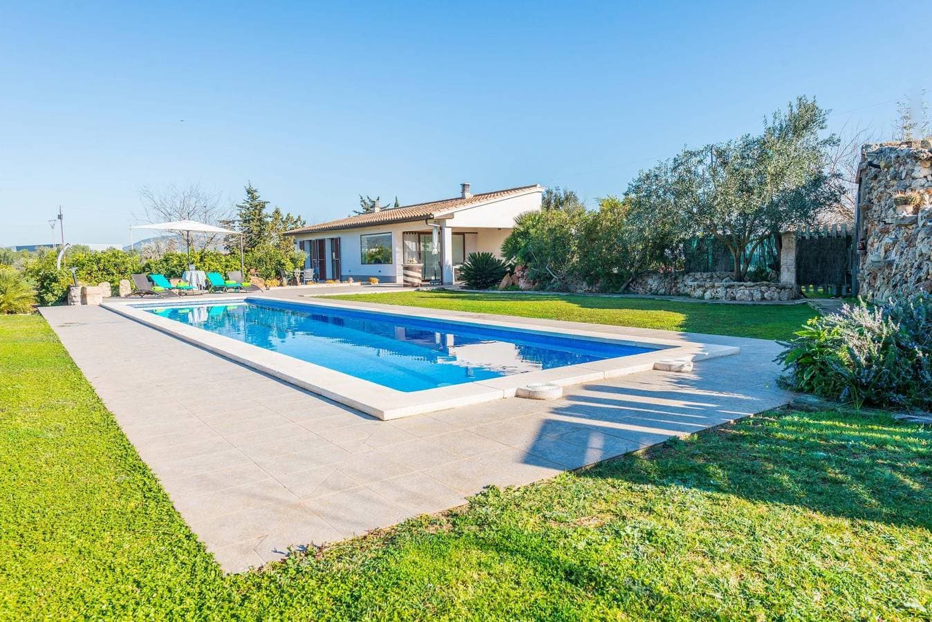 Foto 2 von 51: Es Serral - Ferienhaus mit privaten Pool in sa Pobla. WiFi gratis