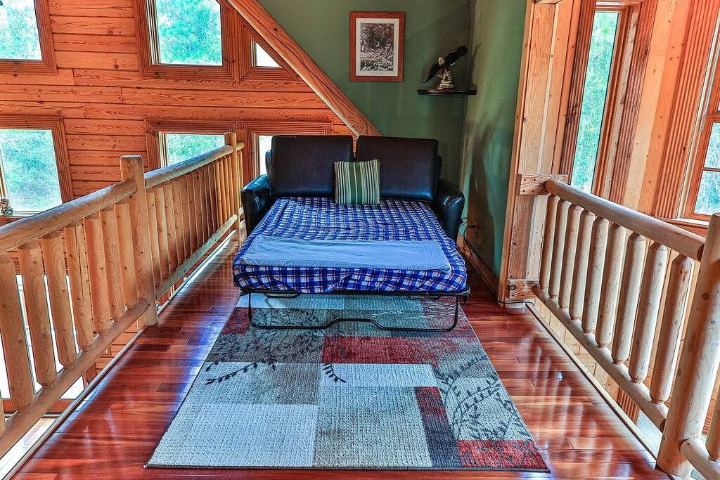 Foto 13 von 32: *Booking Summer* Nature Cabin & Bunkroom-Hot Tub, Grill, Fire Pit