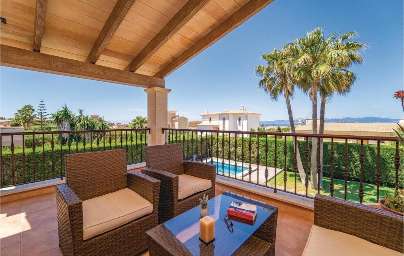 Foto 9 von 25: Villa 'La Mallorquina' mit Bergblick, WLAN und Klimaanlage