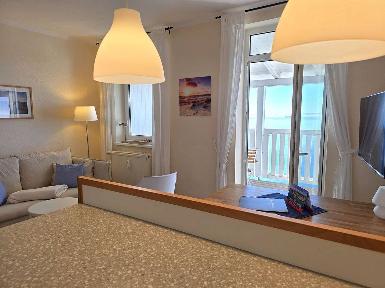 Foto 5 von 9: Fürstenhof, Appartement 403 - Erste Reihe mit Meerblick