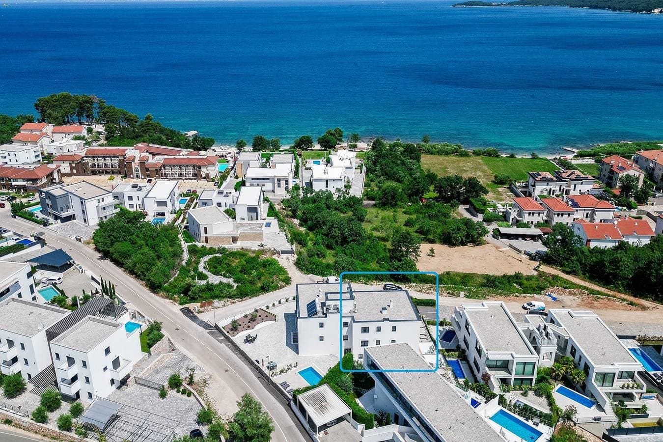 Foto 6 von 32: Luxuriöses Apartment Malinska Sky mit privatem Pool