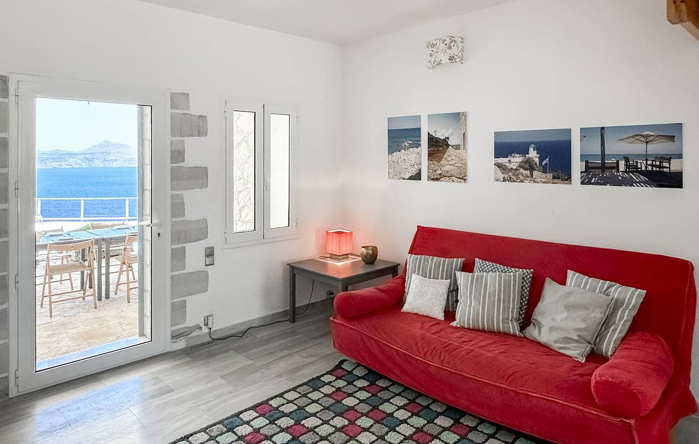 Foto 4 von 33: Apartment mit Meerblick, Pool, WLAN und Klimaanlage in Kampia