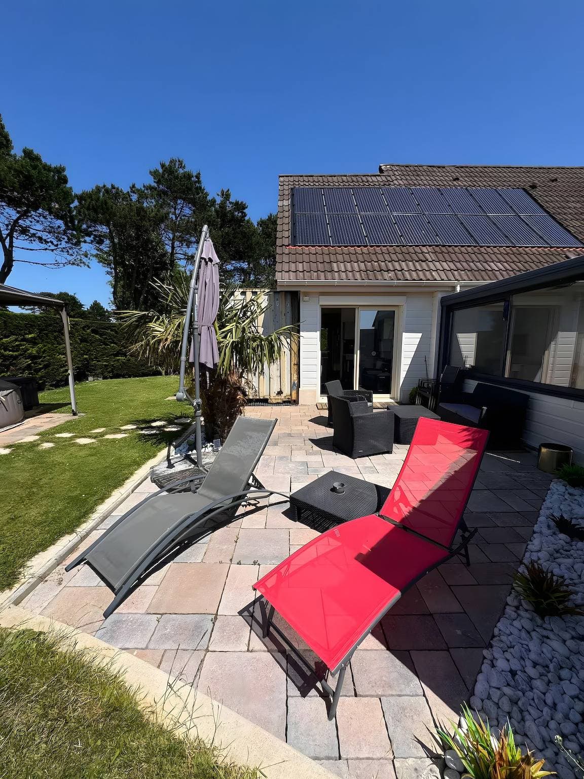 Foto 10 von 24: Ferienhaus 'Gîte Bord de Mer' mit Meerblick, privater Terrasse und WLAN