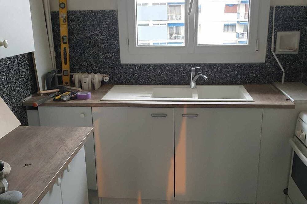 Foto 8 von 12: Large flat for 6 pers, very close to the beach, 3 bedrooms, bright and sea view