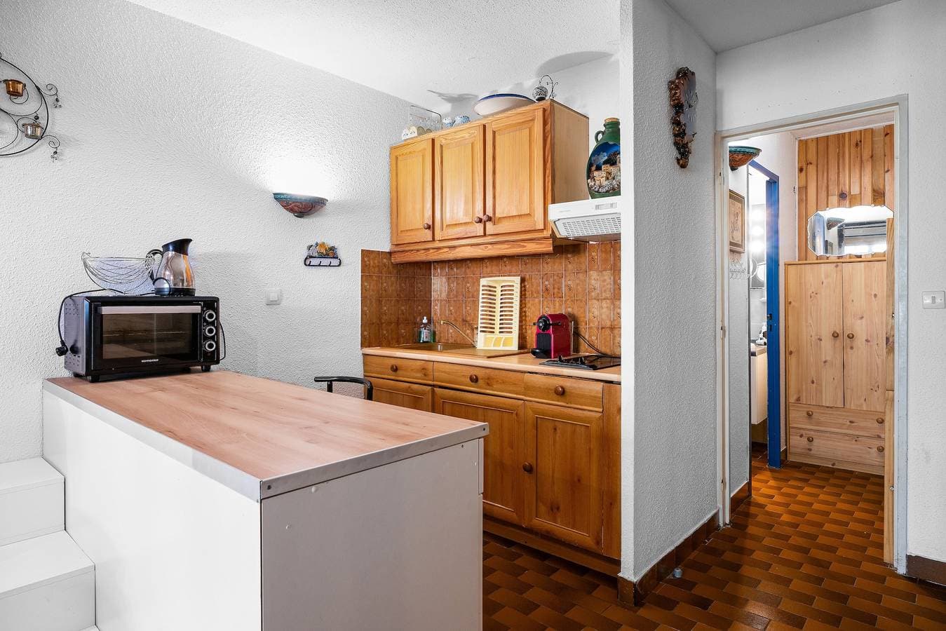 Foto 6 von 14: Ferienwohnung 'Beau Studio St Cyr Sur Mer' mit Meerblick, privater Terrasse und Klimaanlage