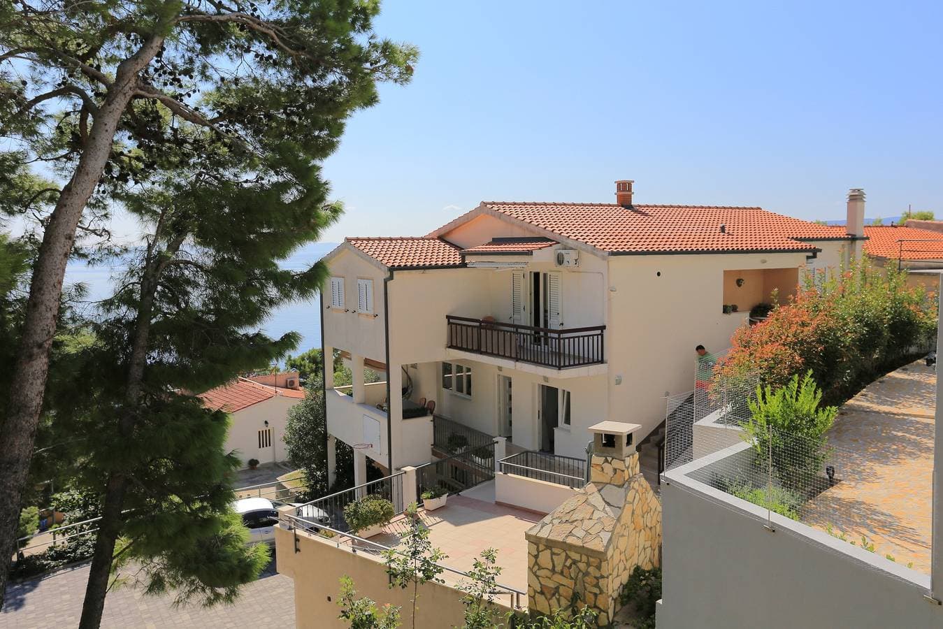 Foto 6 von 19: Studio Appartement mit Terrasse und Meerblick Brela, Makarska -a