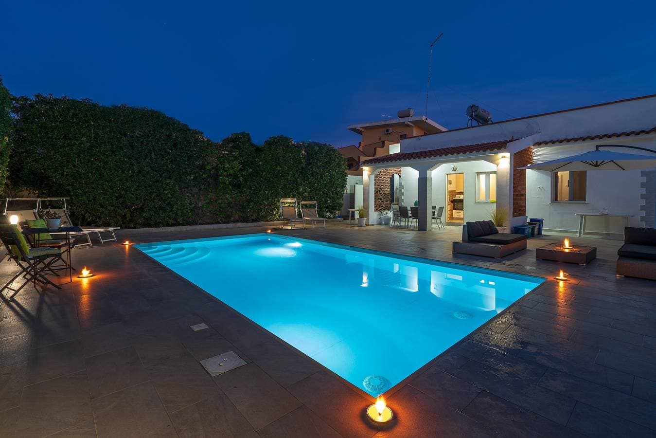 Foto 2 von 42: Villa 'Gioia Fontane Bianche' mit Meerblick, WLAN und Klimaanlage